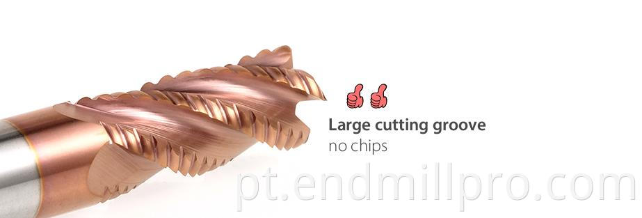 roughing end mill for stainless steel